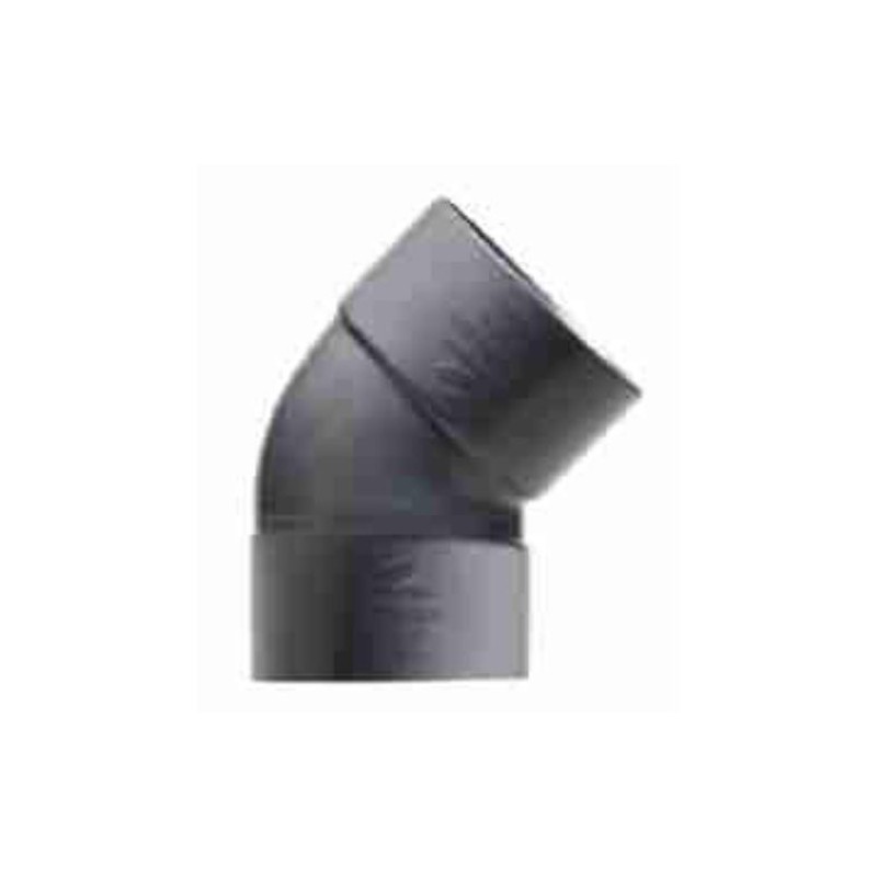 ENLACE CODO 45   MACHO PVC EVACUACION 32 MM