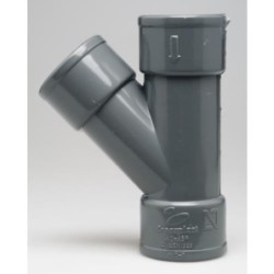 ENLACE DERIVACION 45   HEMBRA PVC EVACUACION 32MM
