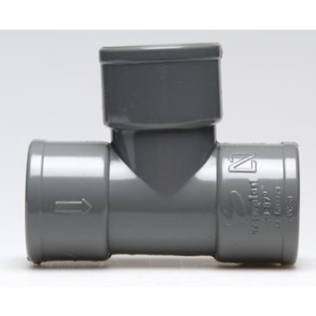 ENLACE T HEMBRA PVC EVACUACION 40 MM