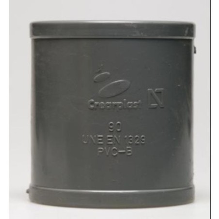 ENLACE RECTO PVC EVACUACION 40 MM