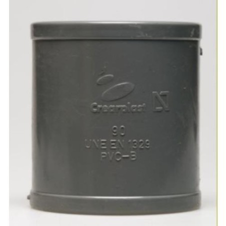 ENLACE RECTO PVC EVACUACION 50 MM