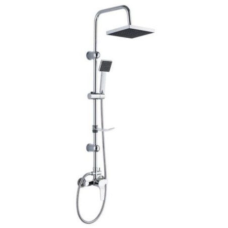 SET DUCHA C/GRIFO INOX C/ROCIADOR TINEO SD31014