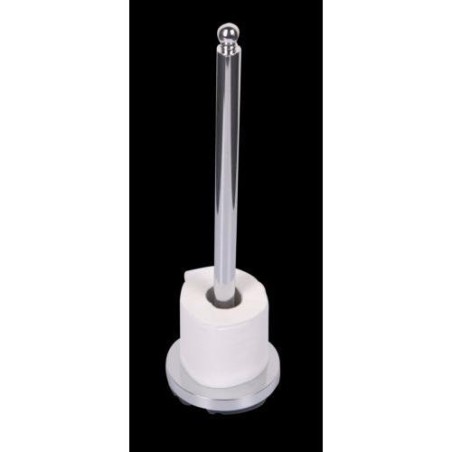 PORTAROLLO RESERVA SUELO METAL INOX 61623