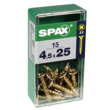 TORNILLO SPAX C/PL POZI BRICO. 3.0X16 C/25 UDS