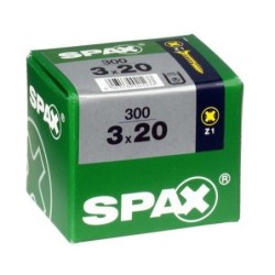 TORNILLO SPAX C/PL POZI BRICO. 3.0X20 C/300 UDS