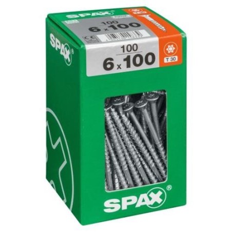 TORNILLO SPAX C/PL TORX WIROX 6.0X100 C/100 UDS