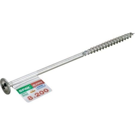 TORN. SPAX C/ARAN.TORX 8.0X220 WIROX 1 UNIDAD