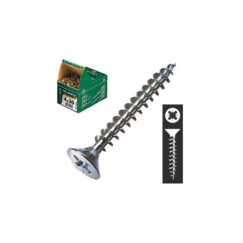 CENT. TORNILLO SPAX-S C/PL. BICROMATADO 3.5X25