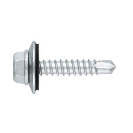 TORNILLO CON ARANDELA VULCAN. ACERO 4.8X19 P14 BL