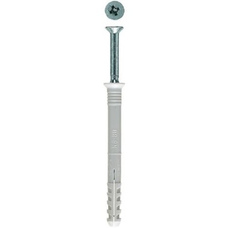 TACO CLAVABLE CON TORNILLO 5X30 5(BL.) BZTCCA05030