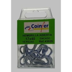 HEMBRILLA ABIERTA 17X40 CINCADO COINFER BLISTER