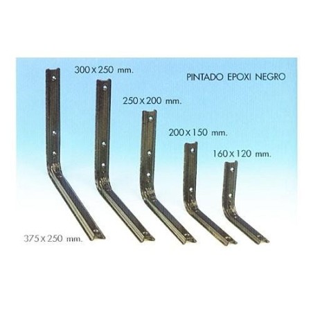 ESCUADRA NEGRO 160X120 0210012160