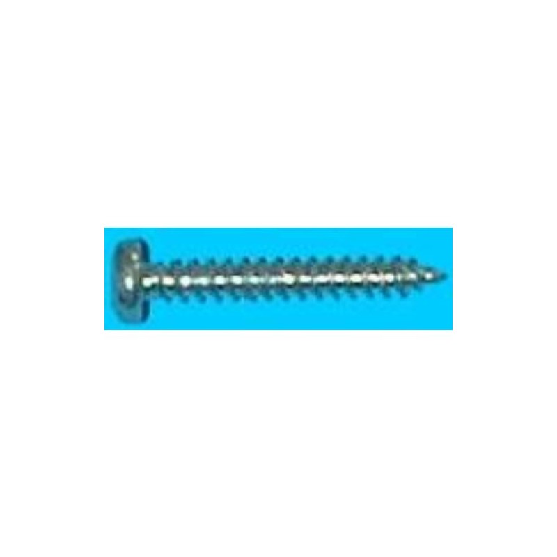 TORNILLO ROSCA CHAPA CABEZA ALOMADA 4,80X25 ZN BL.