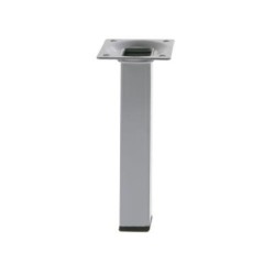 PATA MESA 3 CUADRADA 25X25X700MM PLATA 21743