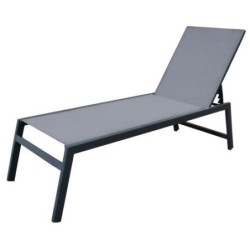 TUMBONA ALUMINIO GRIS CLARO 203X64X43CM 890684