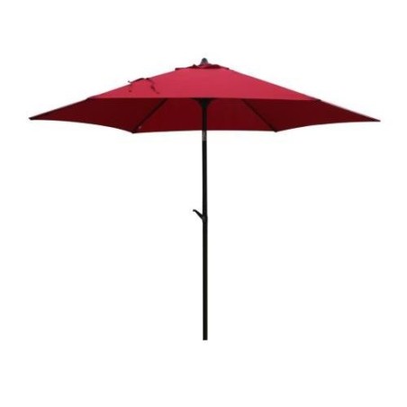 PARASOL ACERO ROJO DIAMETRO 2.7M 893414