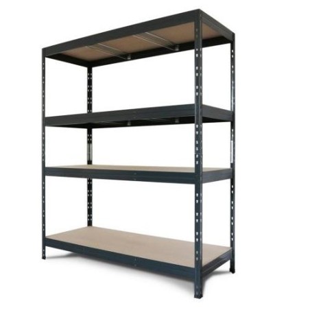 ESTANTERIA METAL/AGLOMERADO RIVET 150/60 ANTRACITA