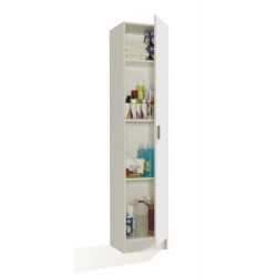 ARMARIO MULTIUSOS 1 PUERTA BLANCO 180X37X37 07141O