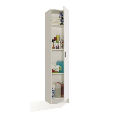 ARMARIO MULTIUSOS 1 PUERTA BLANCO 180X37X37 07141O