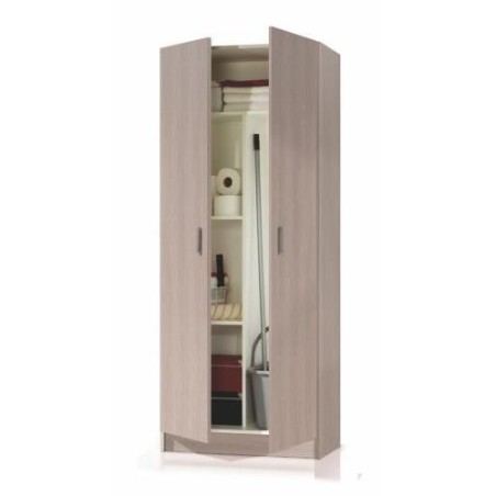 ARMARIO MULTIUSOS 2 PUERTAS ROBLE 180X73X37 07142R