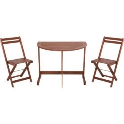 CONJUNTO BISTRO 1 MESA 2 SILLAS ACACIA VT2200290