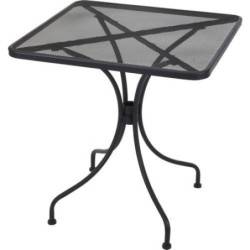 MESA JARDIN GRIS ALUMINIO 70X70CM. X81000050