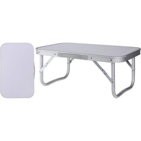 MESA PLEGABLE CAMPING BLANCA 56x34x24CM