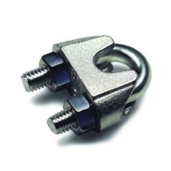 SUJETACABLES DIN 741 GALVANIZADO M 3 8 UDS