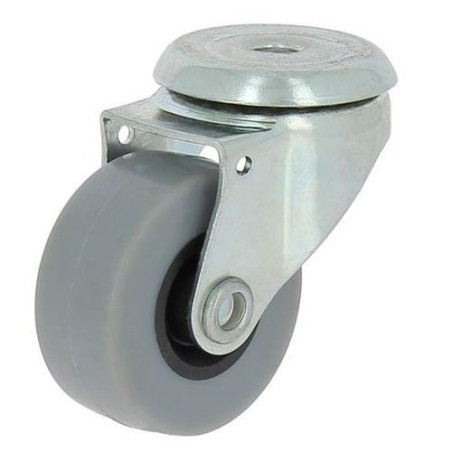 RUEDA CON SOPORTE ARO GOMA 30 76119