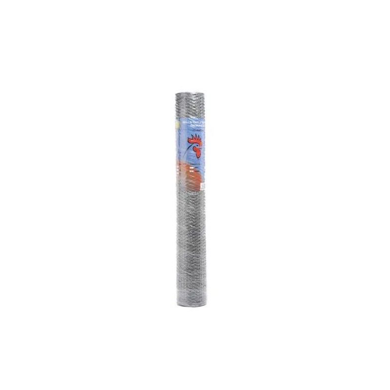 ROLLO TRIPLE TORSION GALVANIZADA N  25 25X1M