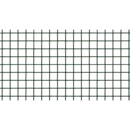 ROLLO MALLA SOLDADA GALVAN.PLAST.VDE. 13X13MM 5X1M