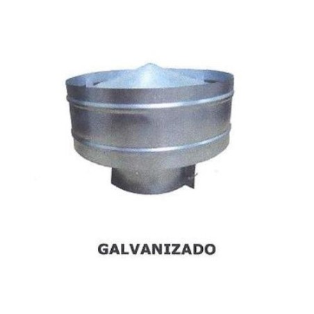 SOMBRERO ANTIRREGOLFANTE GALVANIZADO 200 MM.
