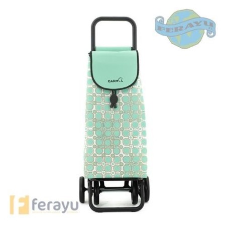 CARRO DE COMPRA CIRCULOS CELESTE 217G4P 55L C-841
