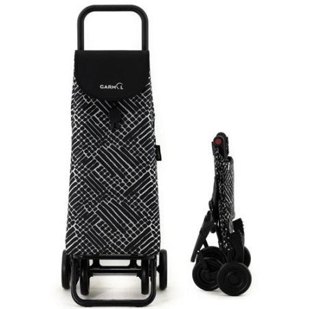 CARRO COMPRA G4P BLOCK NEGRO 55L. PLEGABLE