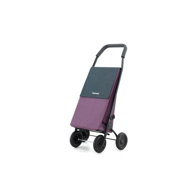 CARRO COMPRA CROSS DENIM 55L BERENJENA/NEGRO