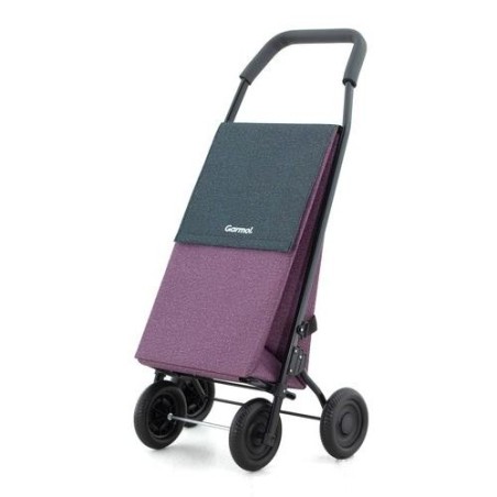CARRO COMPRA CROSS DENIM 55L BERENJENA/NEGRO