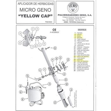 CABEZAL CON MOTOR CON DIFUSOR 304