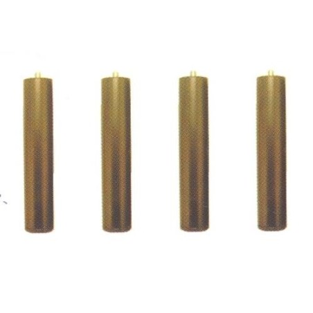 PATAS SOMIER TAPIFLEX REDONDAS NEGRAS (JUEGO)R-110