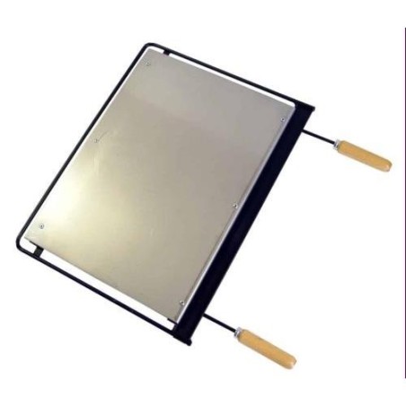 PLANCHA BARBACOA INOX. 60X41 CMS.