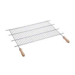 PARRILLA BARBACOA ZN. 70X40 MANGO MADERA 2470
