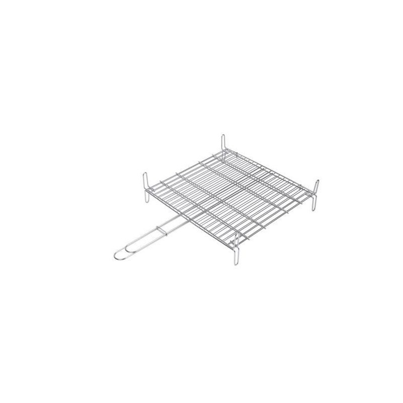 PARRILLA DOBLE INOX. 18/8 25X30CM. 2679