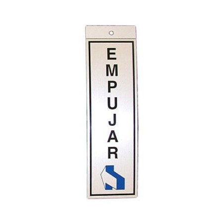 SILUETA ALUMINIO VERTICAL EMPUJAR 009