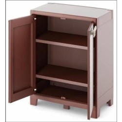 ARMARIO BAJO 80X44X100 MARRON 09762BRC