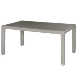 MESA ELEGANTE RATAN TAUPE 150X90X72 CM 4090-02