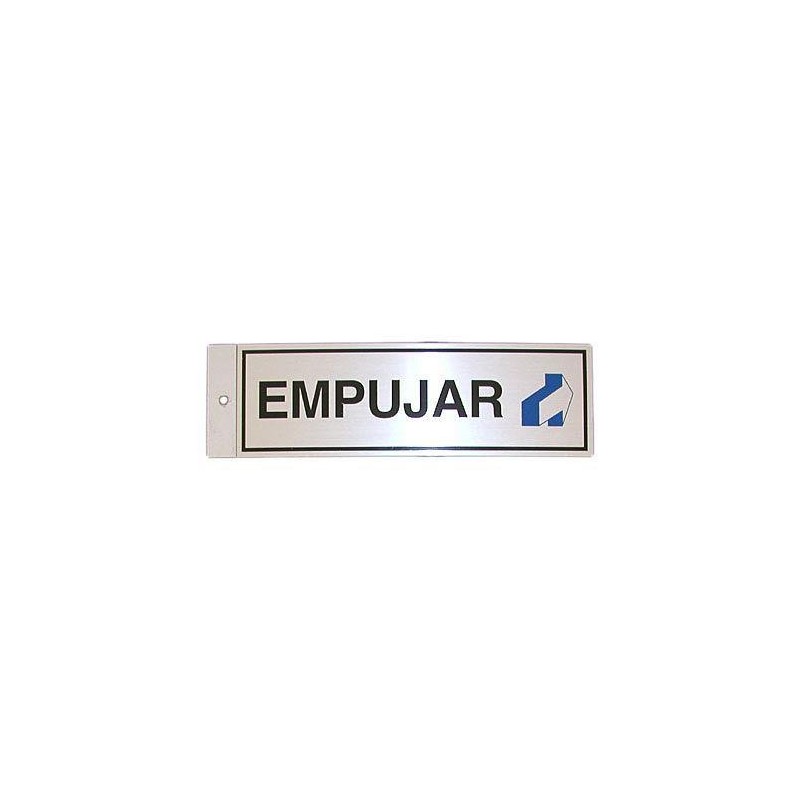 SILUETA ALUMINIO HORIZONTAL EMPUJAR 025