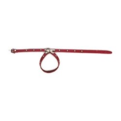 PETRAL CUERO CON CASCABEL 02001