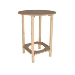MESA CAMILLA REDONDA 90X75 21009