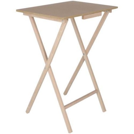 MESITA AUXILIAR RECTANGULAR CON DM MADERA
