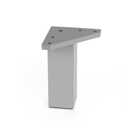 PATA MUEBLE CUADRADA ABS 40X100MM AL.MATE 50013AL