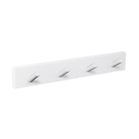 PERCHA PARED BCA. 4 POMOS INCLINADOS BCO.9400BLBL4